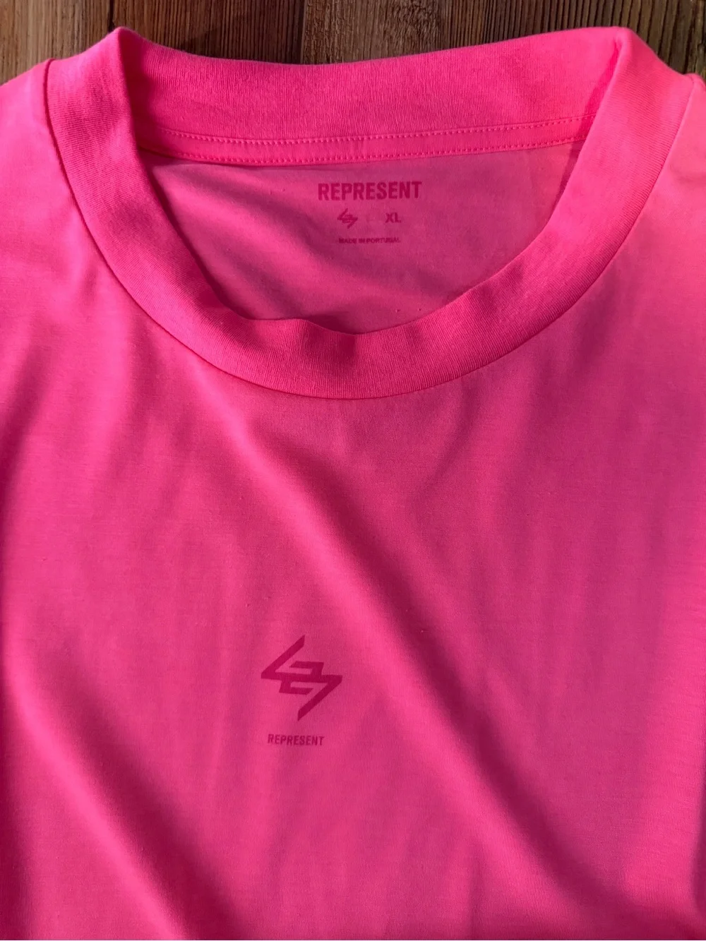 Men's Neon Pink Sleeveless Performance Tank 247 Represent Clo